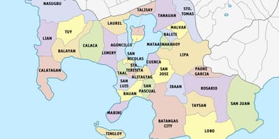 Карта Ліма батангас
