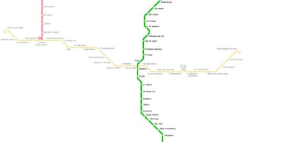 Карта метро Ліма 