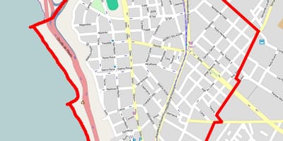 Карта барранко в Лімі