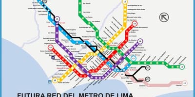Карта метрополітан Ліма