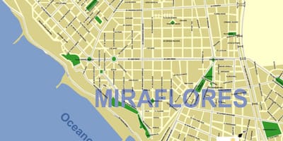 Мірафлорес карта, Ліма 